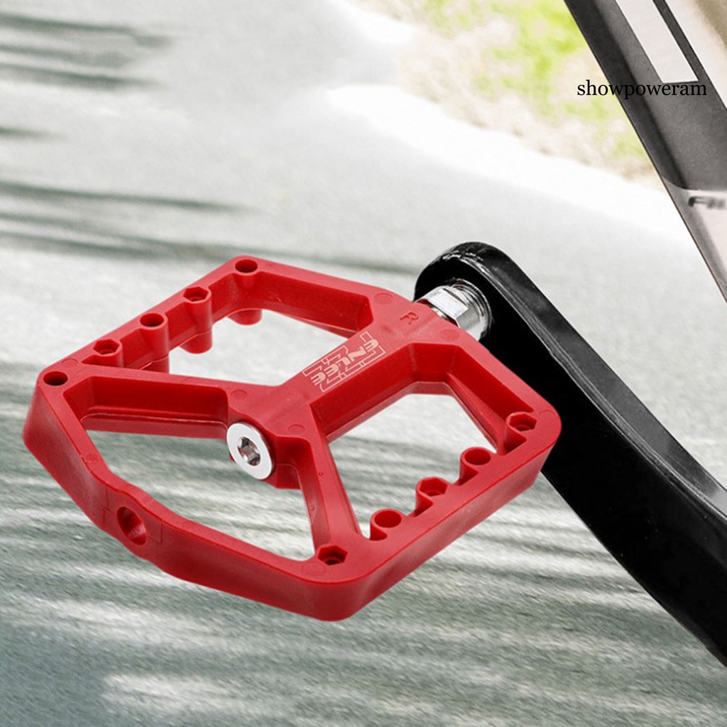 Set 1 Cặp Phẳng Phẳng Có Vòng Bi Kín Mặt Rộng Thông Dụng Cho Xe Đạp Leo Núi