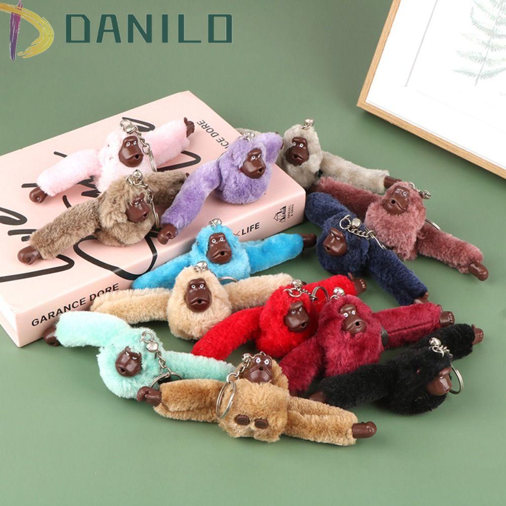 Móc Khóa Khỉ Nhồi Bông Mềm Mại Dễ Thương