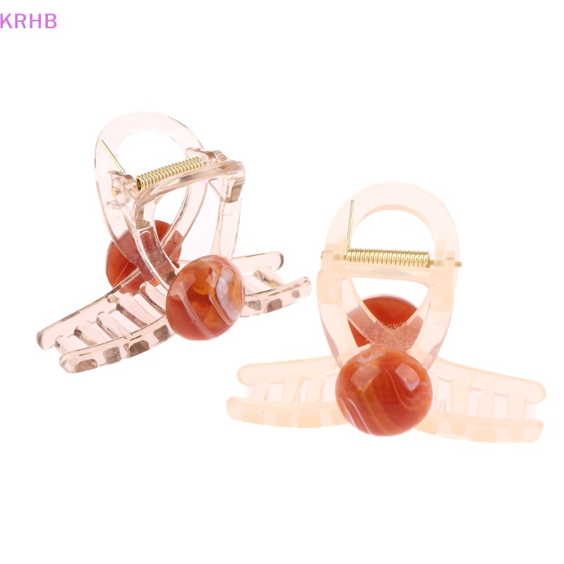 Kẹp Tóc Càng Cua Hình Trái Tim Ngọt Ngào Kích Thước Lớn Phong Cách Hàn Quốc Cho Nữ Mới