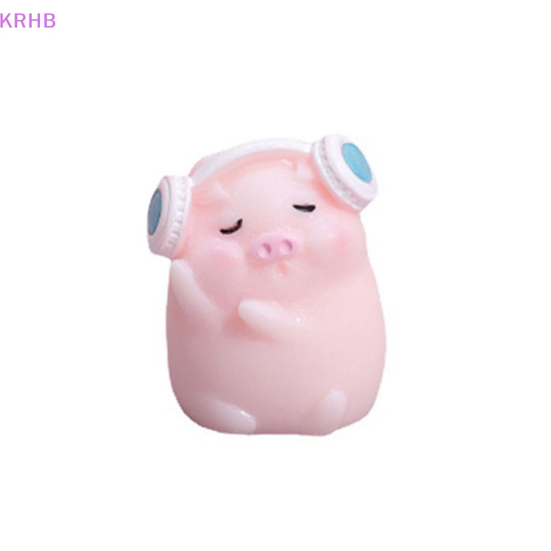 Mô Hình Chú Heo Mini Để Bàn Trang Trí Dễ Thương Mới