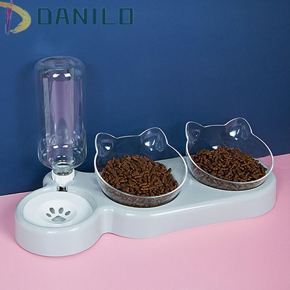 Bát Đựng Thức Ăn Nước Uống Hai Ngăn Cho Thú Cưng