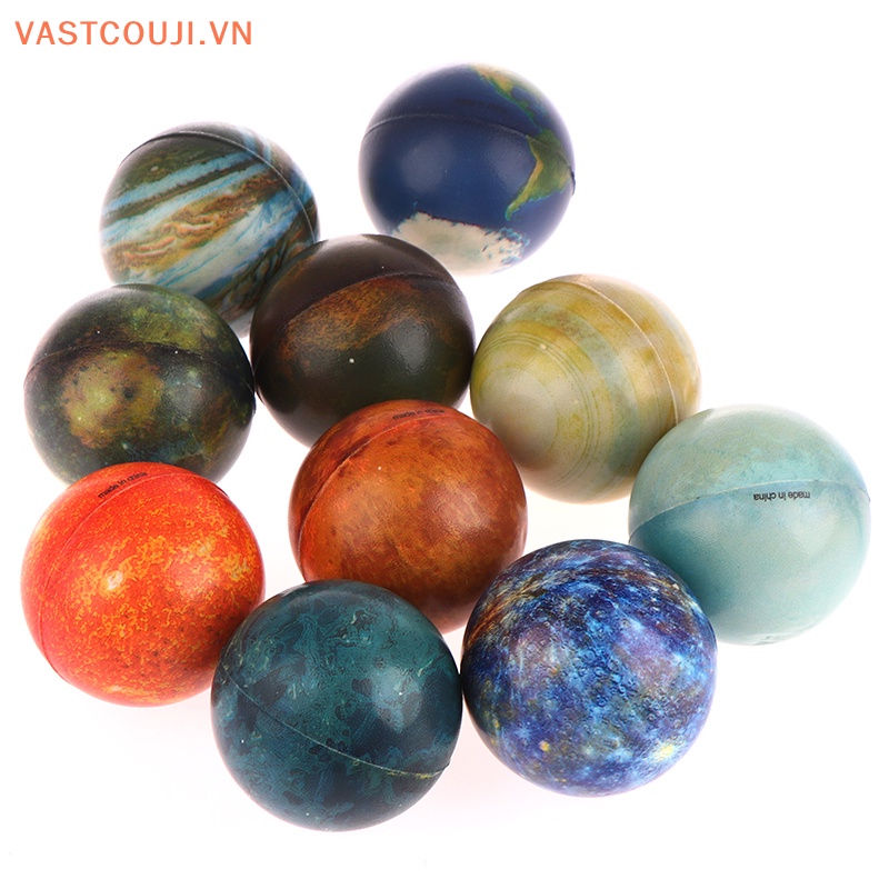 1 Quả Bóng Cao Su Đàn Hồi Hình Hành Tinh Hệ Mặt Trời VASTJI