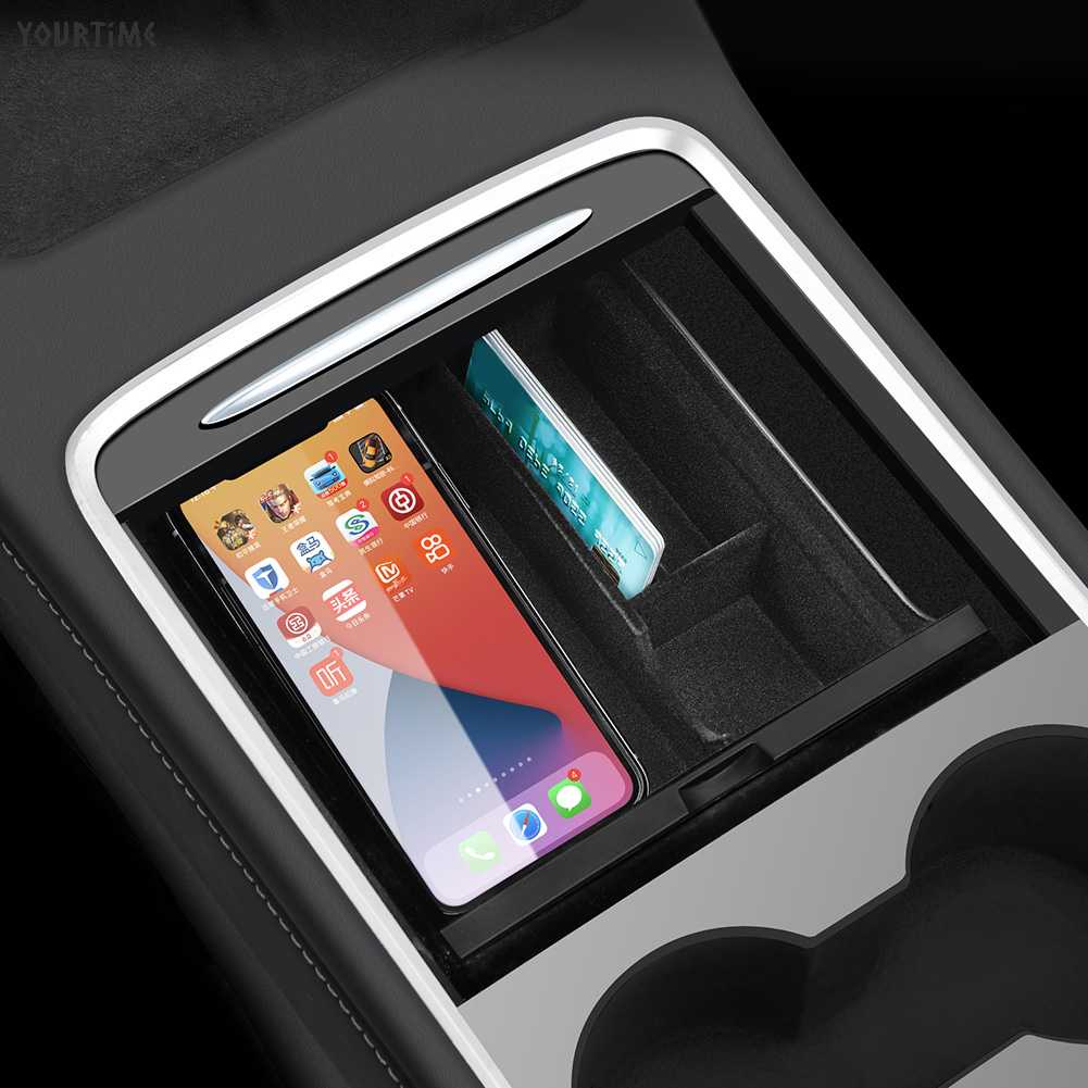 Hộp Đựng Vật Dụng Bệ Tì Tay Cho Tesla Model 3 Y 2021