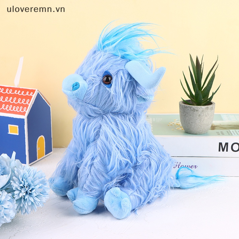 Búp Bê Nhồi Bông Hình Bò Cao 25cm Mềm Mại Trang Trí Nhà Cửa