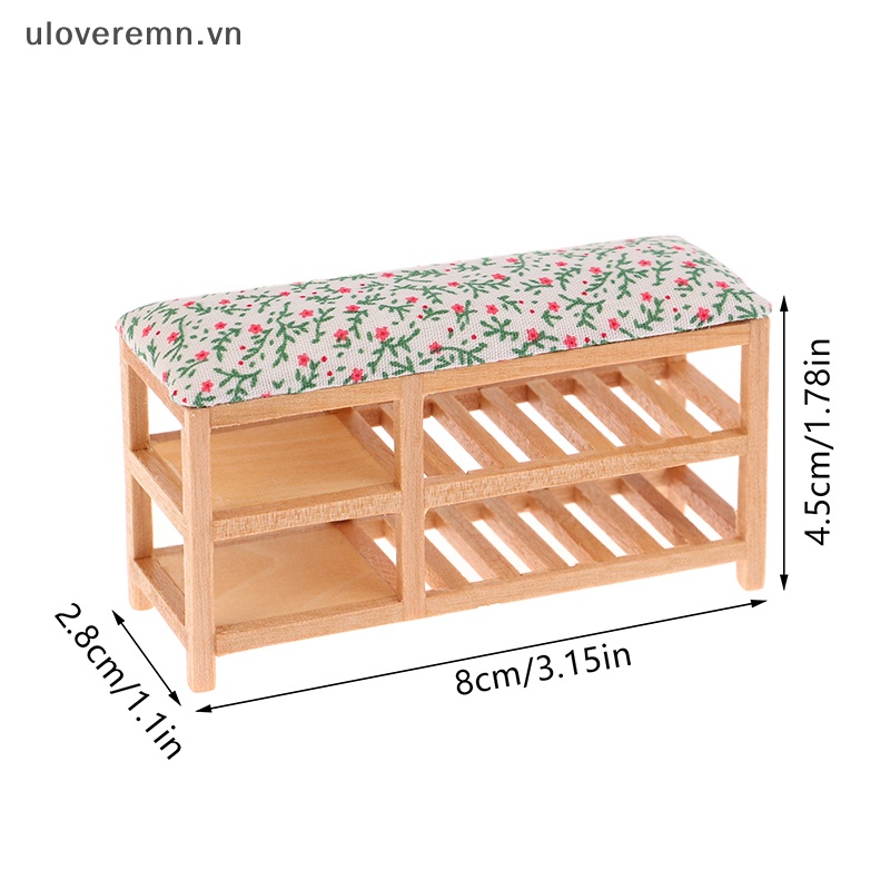 Mô Hình Kệ Để Giày / Ghế Sô Pha Tỉ Lệ 1: 12 Trang Trí Nhà Búp Bê