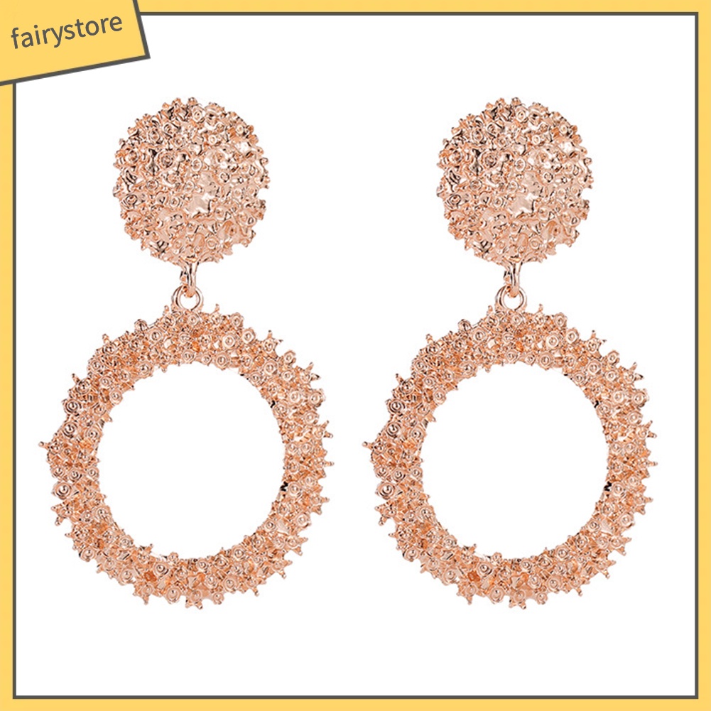 Bông Tai Hình Tròn Rỗng Thời Trang Dành Cho Nữ