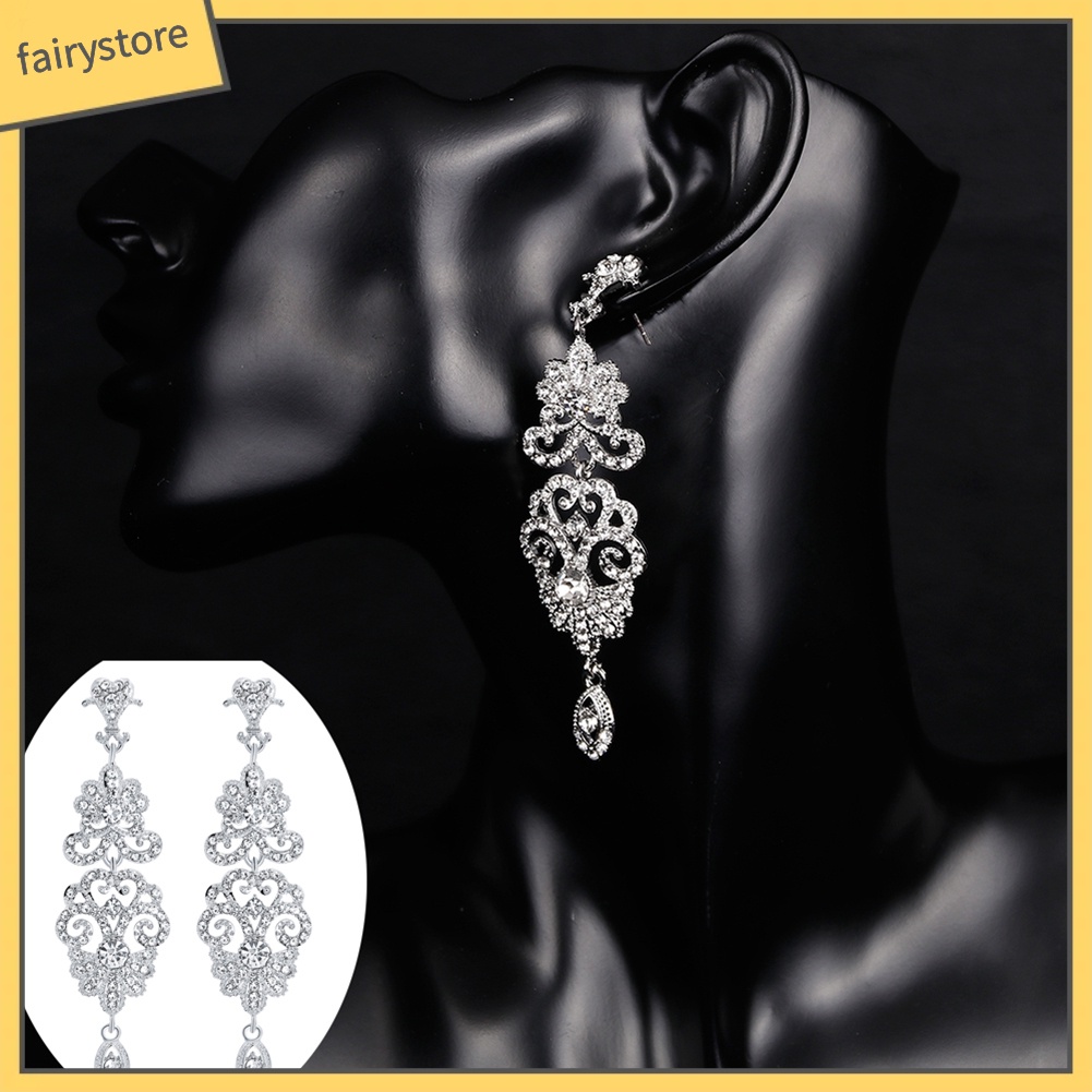 Bông Tai Đính Đá Thời Trang Dành Cho Nữ