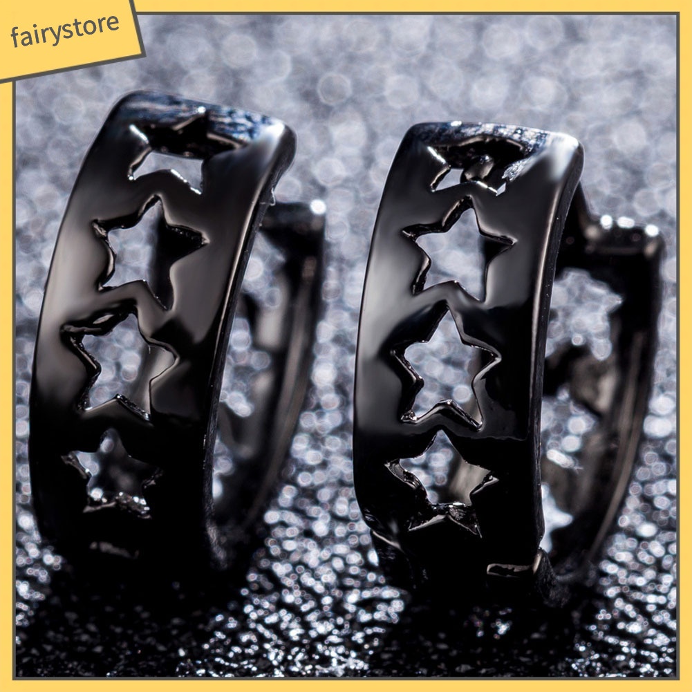 Khuyên Kẹp Vành Tai [FRO] Hình Ngôi Sao Rỗng Sang Trọng Cho Nữ