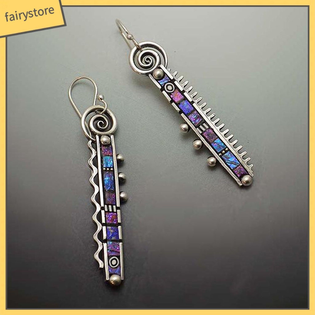 1 Đôi Bông Tai Hình Chiếc Răng Và Lược Thời Trang Dành Cho Nữ