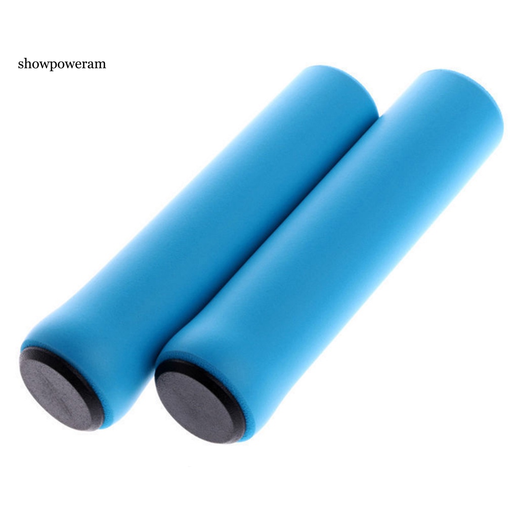 1 Cặp Vỏ Bọc Tay Lái Xe Đạp Bằng Silicon Mềm Mại Chống Trượt Tiện Dụng