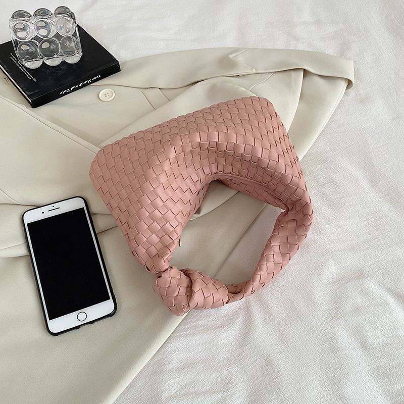 Túi Xách Da PU Hình Đám Mây Thắt Nút Phong Cách Retro Cho Nữ