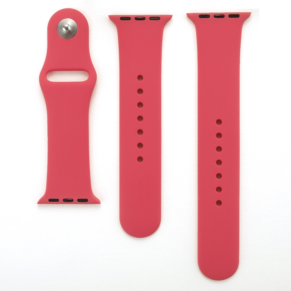 Dây Đeo Silicone Nhiều Màu 44mm 45mm 41mm 40mm 38mm 42mm Cho IWatch Serie 6 5 SE 7 8 Ultra 49mm