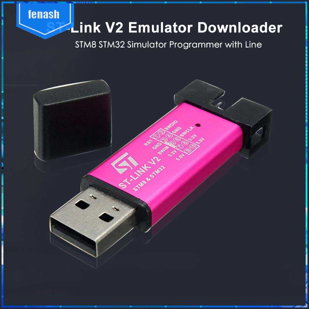 Mô Đun Lập Trình Giả Lập Trình STM8 / STM32 ST-LINK V2 Màu Sắc Ngẫu Nhiên