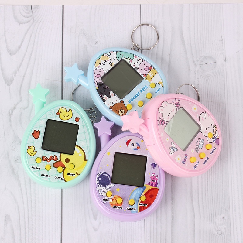 1 Móc Khóa Hình Thú Cưng Tamagotchi Mini Dễ Thương