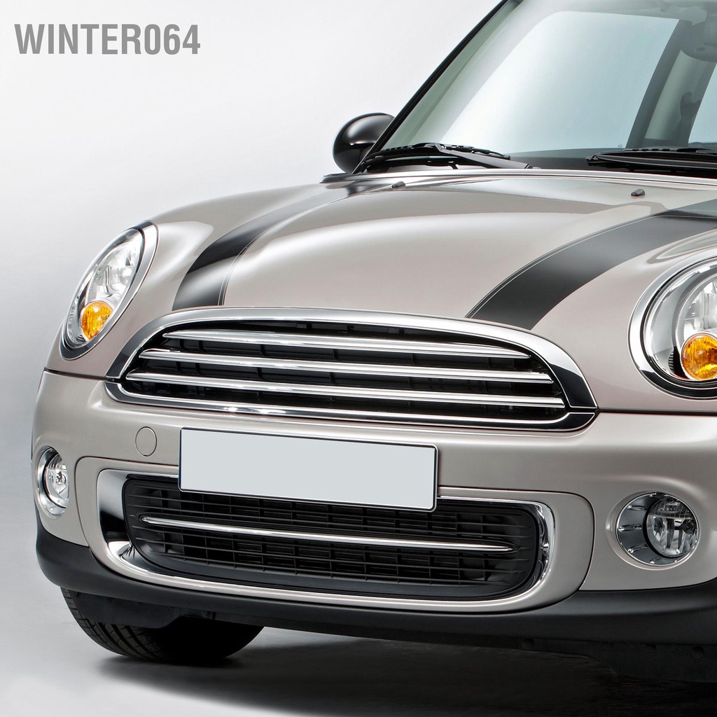 Winter064 Lưới tản nhiệt trên phía trước Chrome 51117317264 dành cho R55 R56 R57 LCI R58 R59 Cooper One 2011‑2015