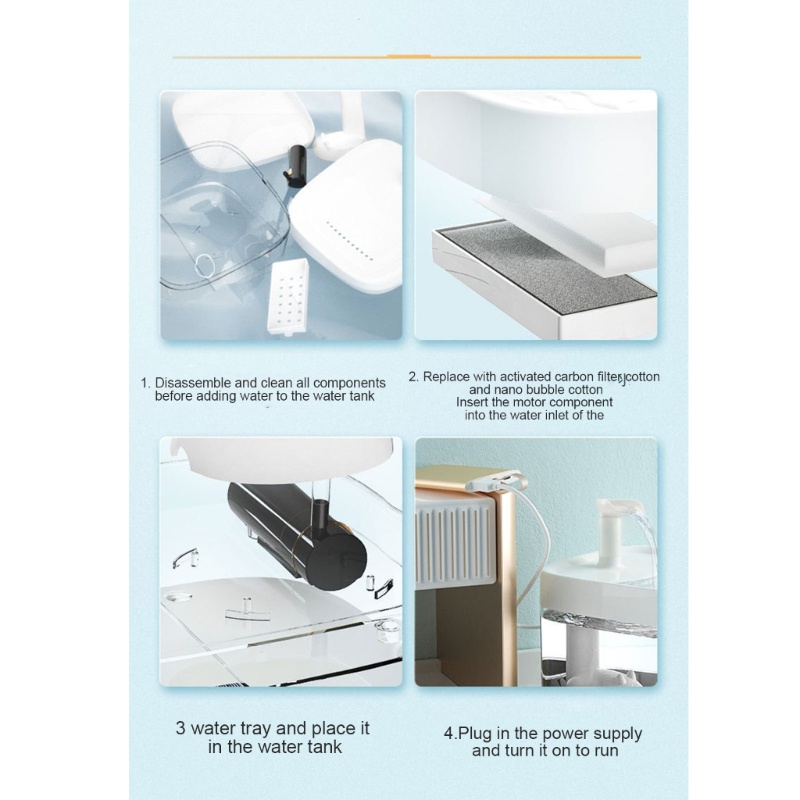 Đài Phun Nước 3L 101oz Dành Cho Thú Cưng