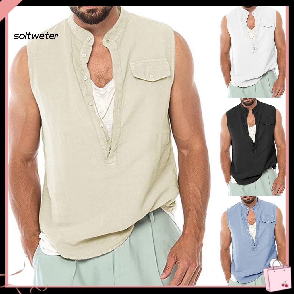 Áo Ba Lỗ Mỏng Thoáng Khí Thời Trang Nam Cao Cấp