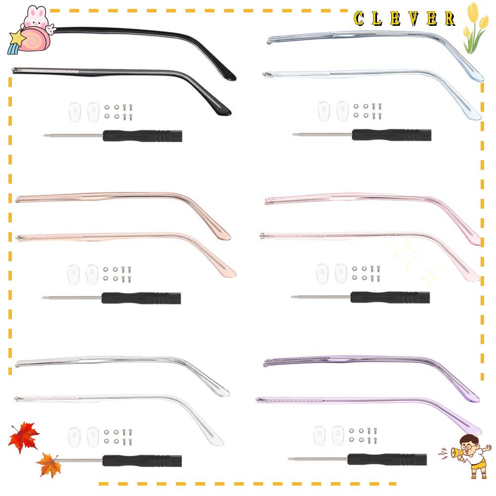 1 Cặp Dụng Cụ Sửa Chữa Kính Đeo Cánh Tay Bằng Kim Loại