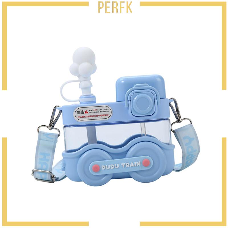 Bình Nước Di Động Dễ Thương Có Dây Đeo Vai Tùy Chỉnh Cho Bé