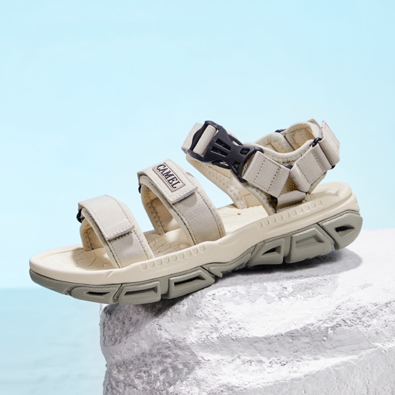 CAMEL SPORTS Giày sandal phong cách retro thời trang mùa hè giải trí đi biển ngày lễ cho nam