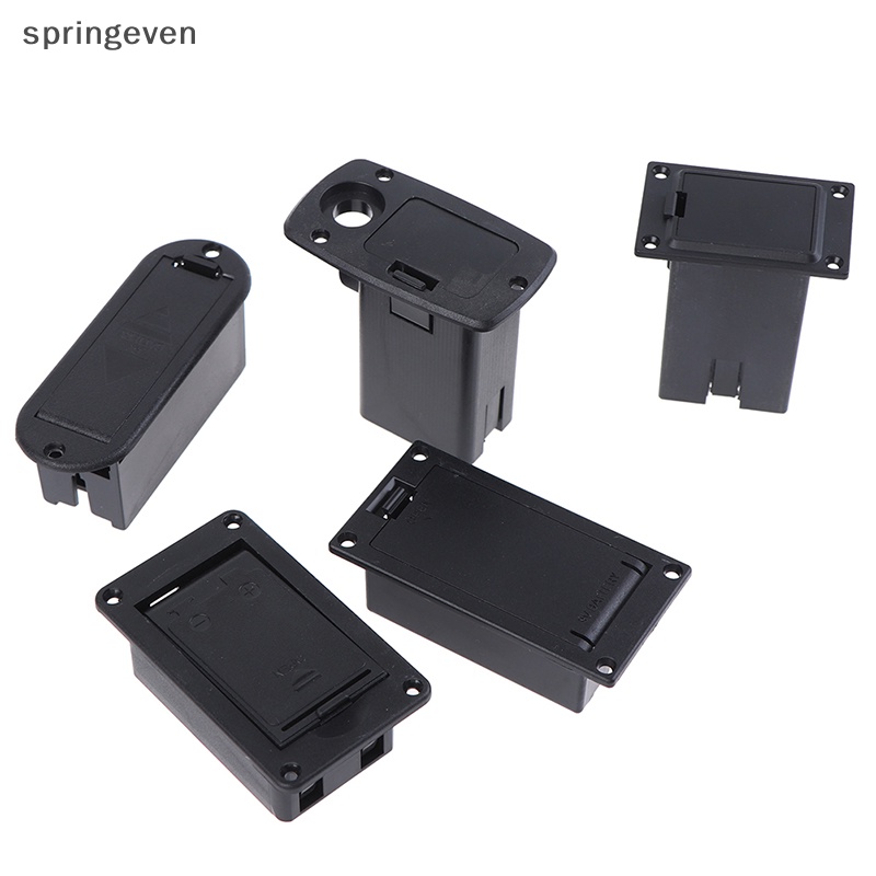 Hộp Pickup Lò Xo 9V 9V Kèm Giá Đỡ / Vỏ Bọc Cho Đàn Guitar Bass