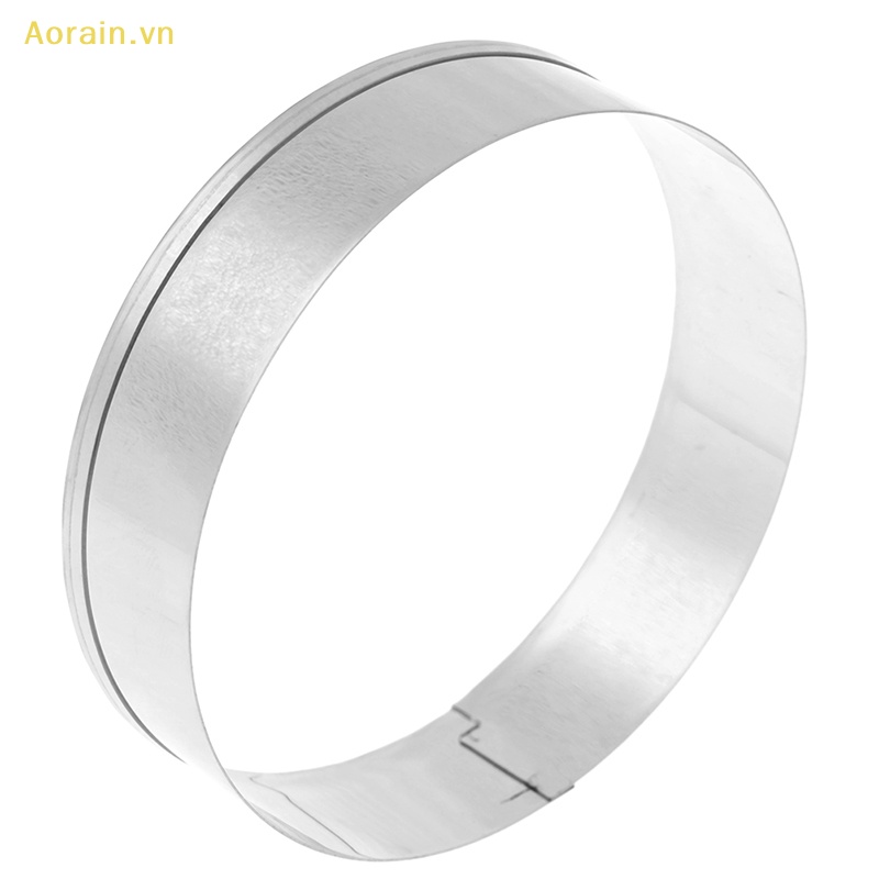 Bộ 5 Khuôn Cắt Bánh Quy Hình Tròn Bằng Thép Không Gỉ .