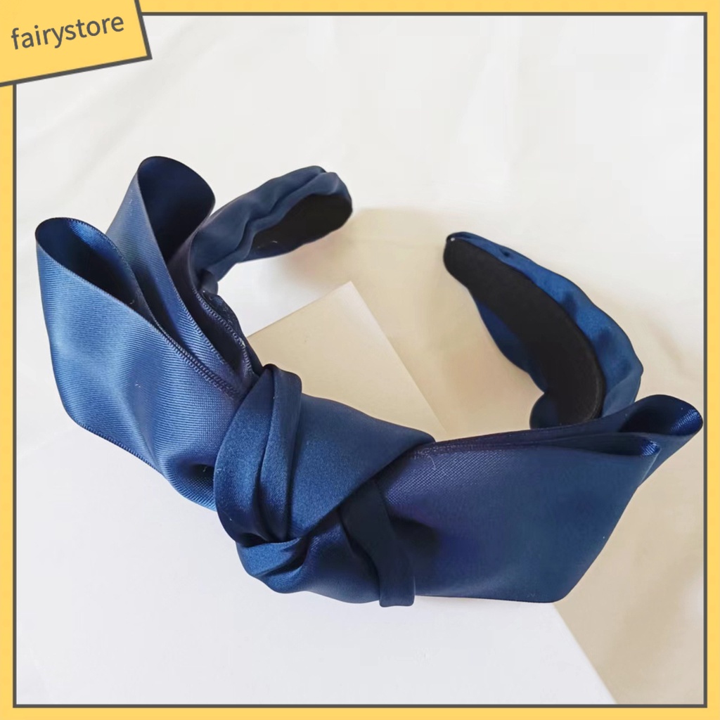 [FRO] Băng Đô Nơ Vải Satin Chống Vỡ Dễ Phối Đồ Thời Trang Đẹp Mắt Dành Cho Chụp Ảnh