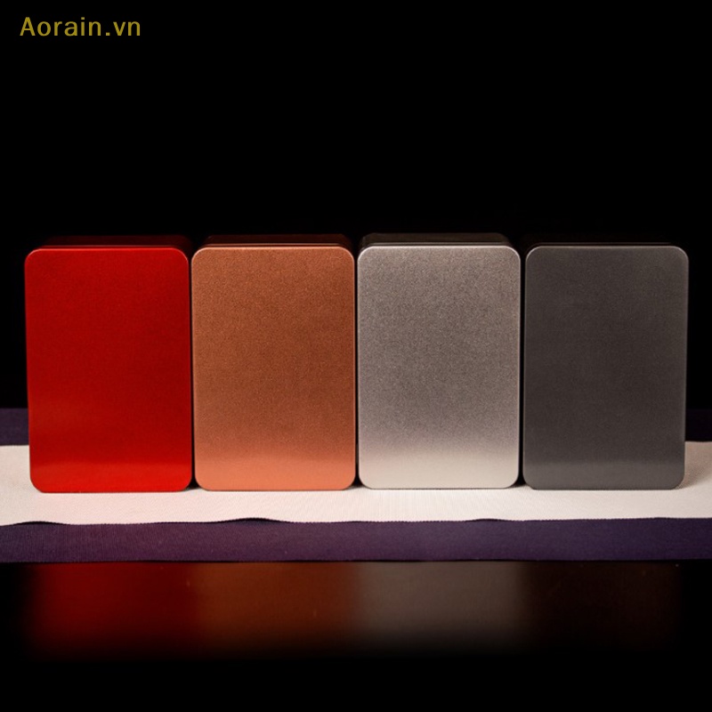 Hộp Sắt Đựng Trà / Kẹo Có Nắp Đậy Kín Tiện Dụng