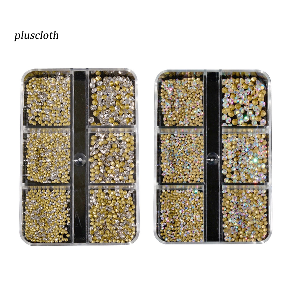 Set 1000 Hạt Cườm 3D Lấp Lánh Trang Trí Móng Nghệ Thuật