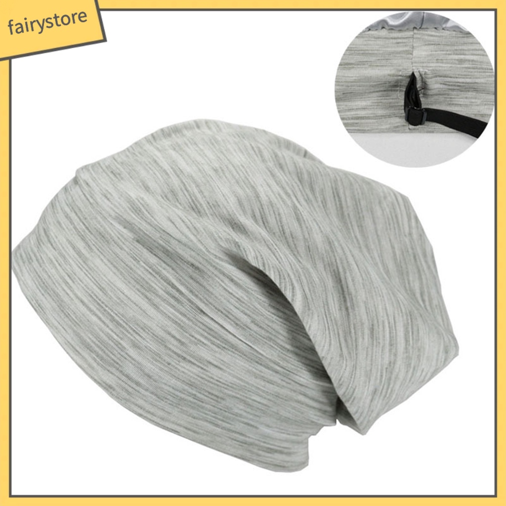 Mũ Trùm Đầu Bằng Satin Thoáng Khí Có Thể Điều Chỉnh Cho Nữ
