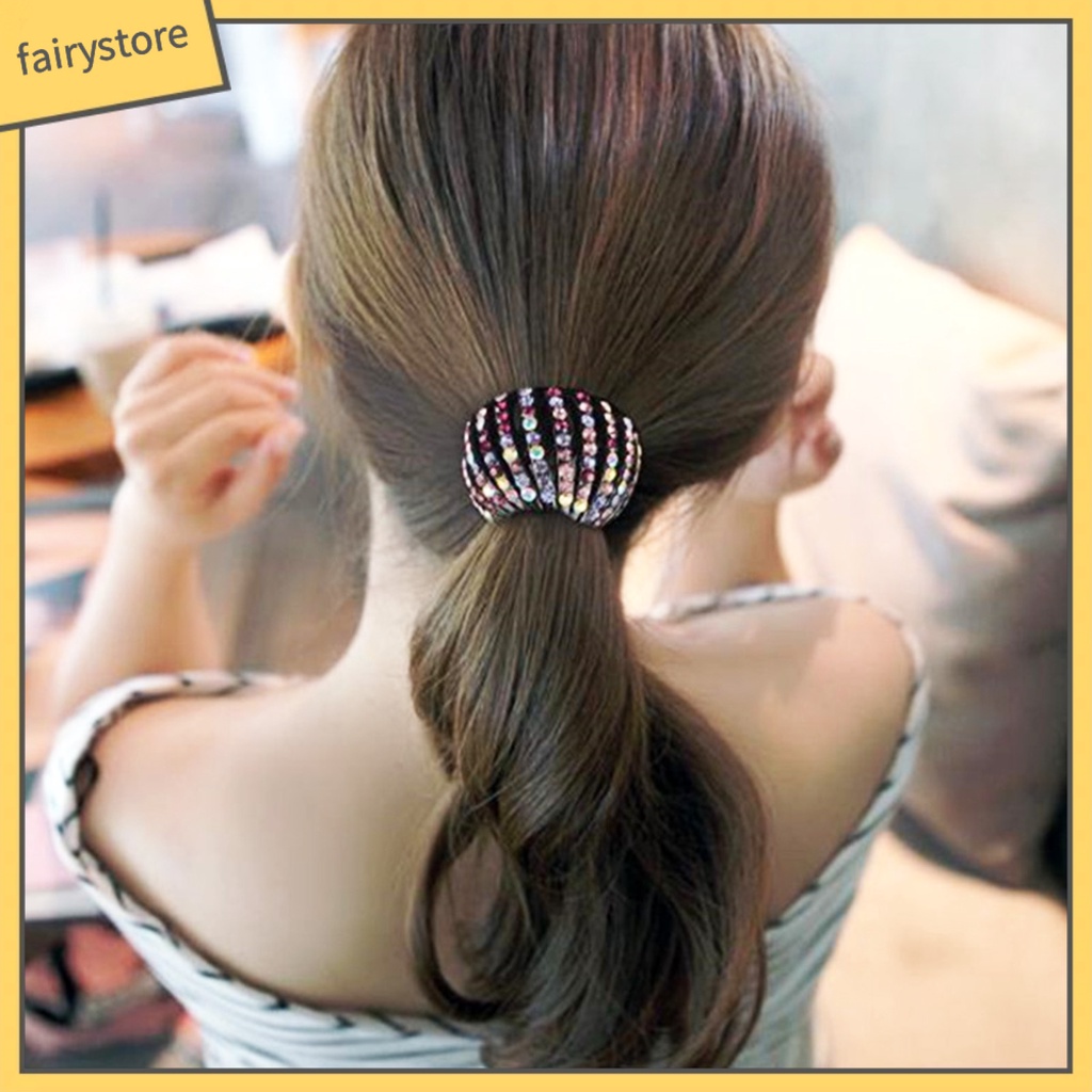 Băng Đô Cài Tóc Hình Tổ Chim Chống Trượt Linh Hoạt