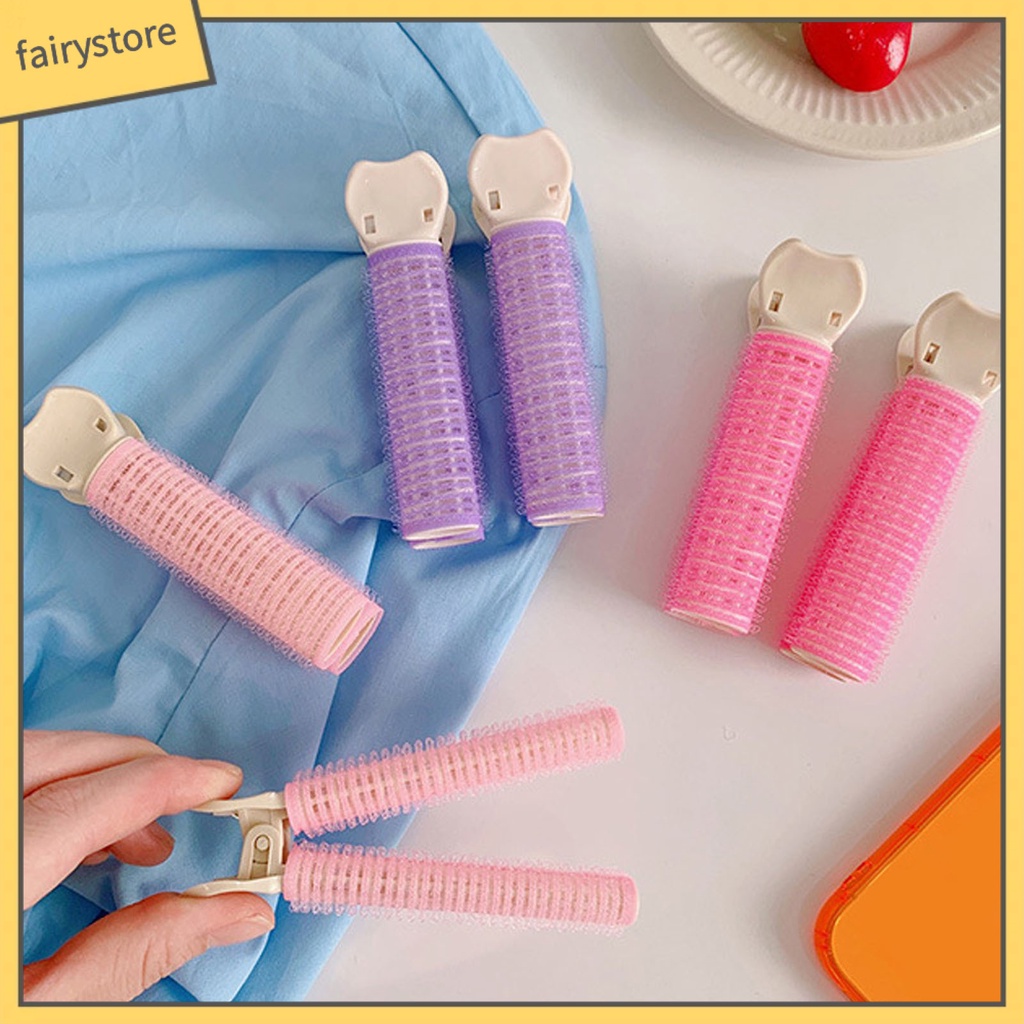 Bộ 2 Kẹp Tóc Không Dùng Nhiệt Không Để Lại Dấu Vết Tạo Kiểu Tóc DIY