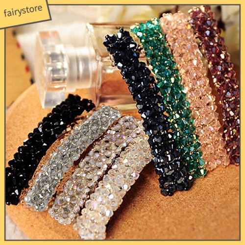 Kẹp Tóc Đính Pha Lê Lấp Lánh Thời Trang Cho Nữ