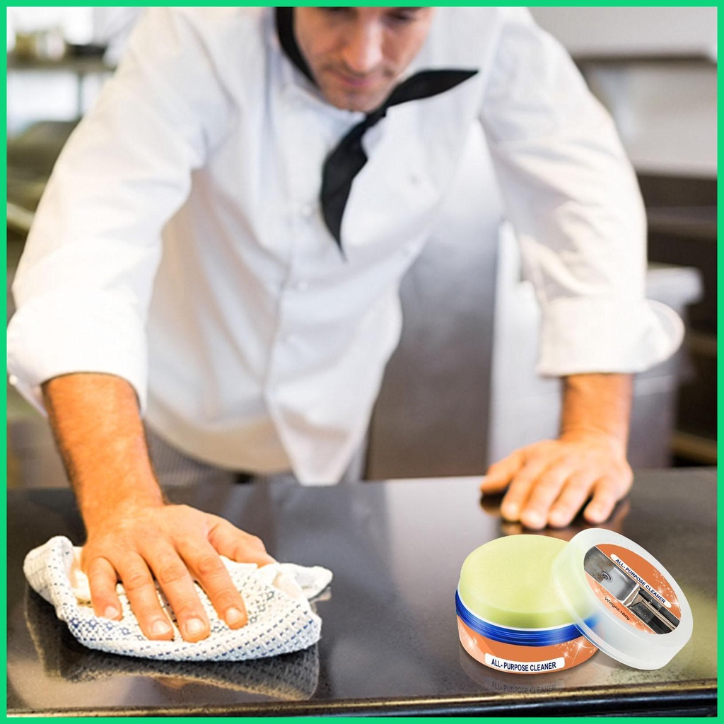 Dụng Cụ Làm Sạch Vết Bẩn Trên Bề Mặt Nhà Bếp Bằng Thép Không Gỉ Đa Năng