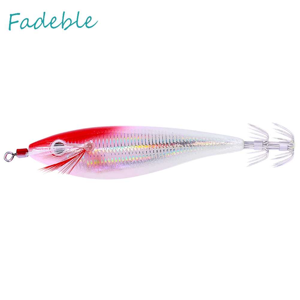 Mồi Câu Cá Giả Hình Bạch Tuộc Dạ Quang 10cm 10g