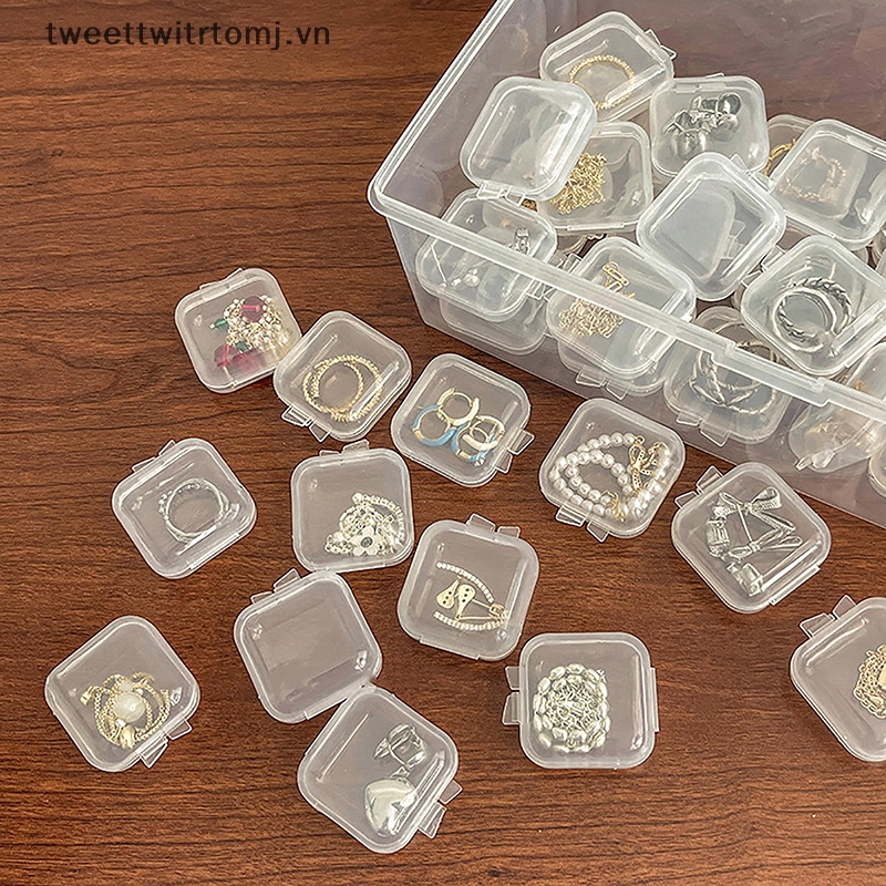 20 Hộp Đựng Thuốc Mini Bằng Nhựa Tiện Dụng