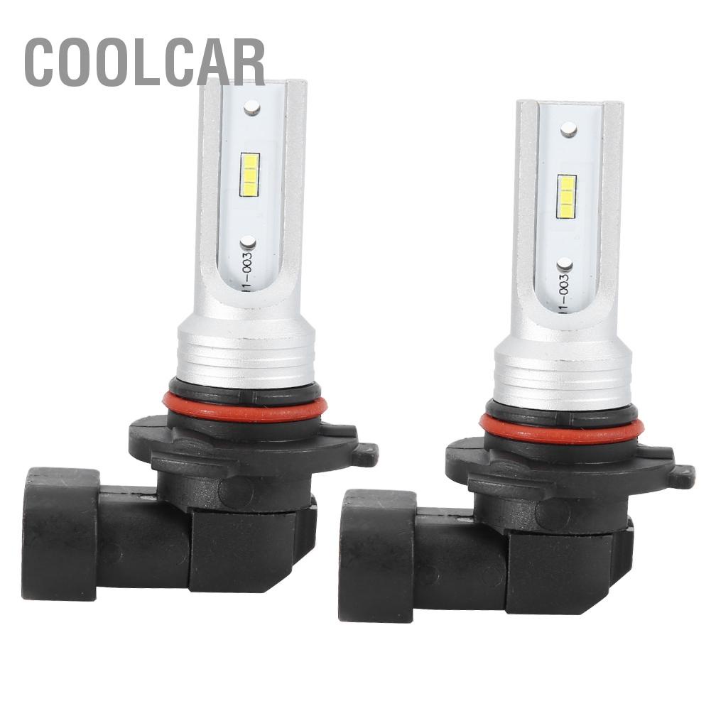 CoolCar 2 bóng đèn pha 9005 HB3 72W 6000K trắng Hạt sương mù LED có giải mã