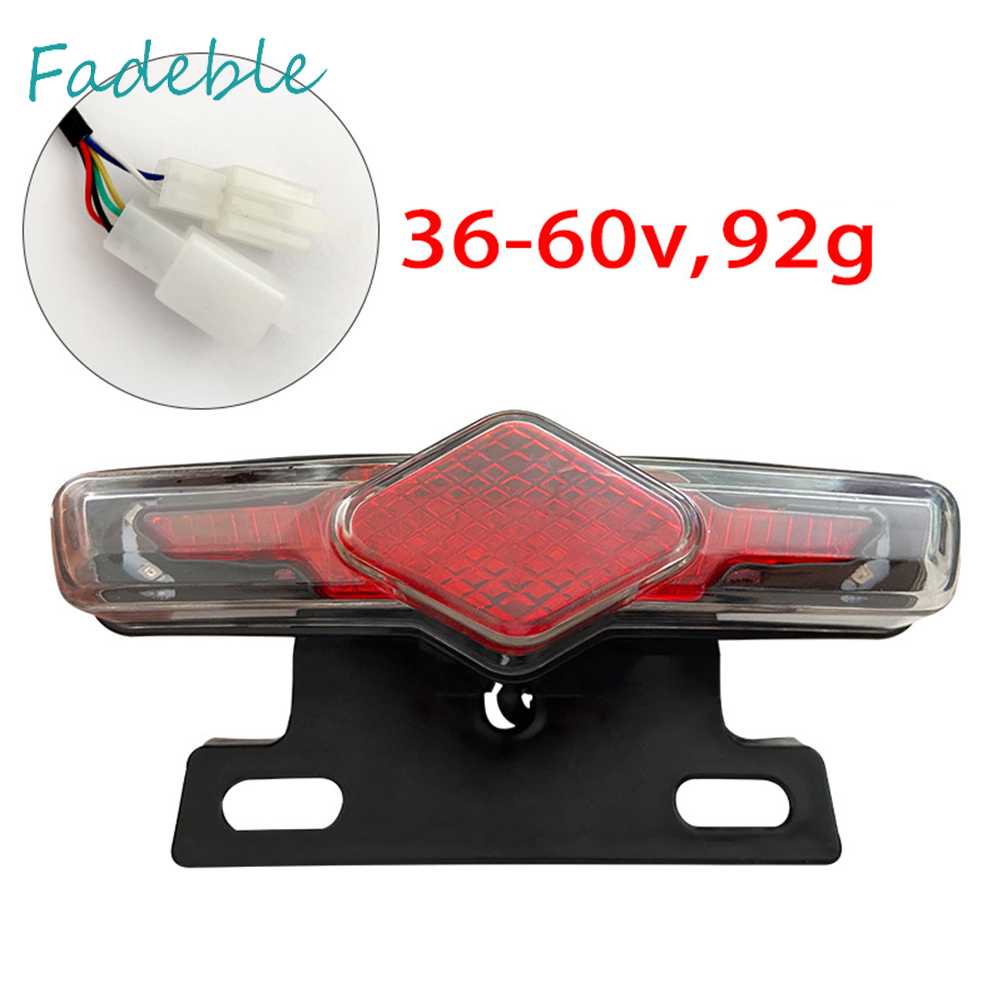 Đèn LED Xi Nhan 36-60V Chống Thấm Nước Gắn Đuôi Xe Đạp Điện