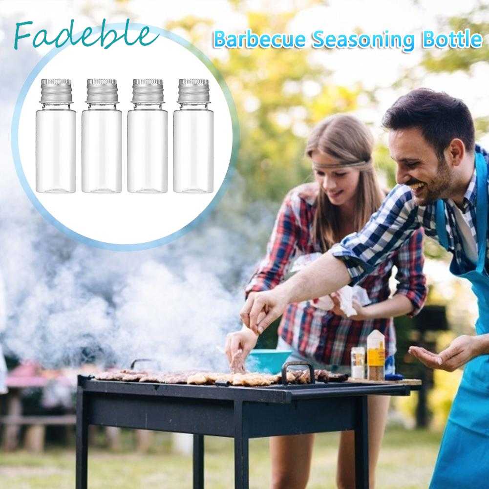 Bộ 4 Hũ Đựng Gia Vị 20ml Tiện Lợi Cho Hoạt Động Ngoài Trời