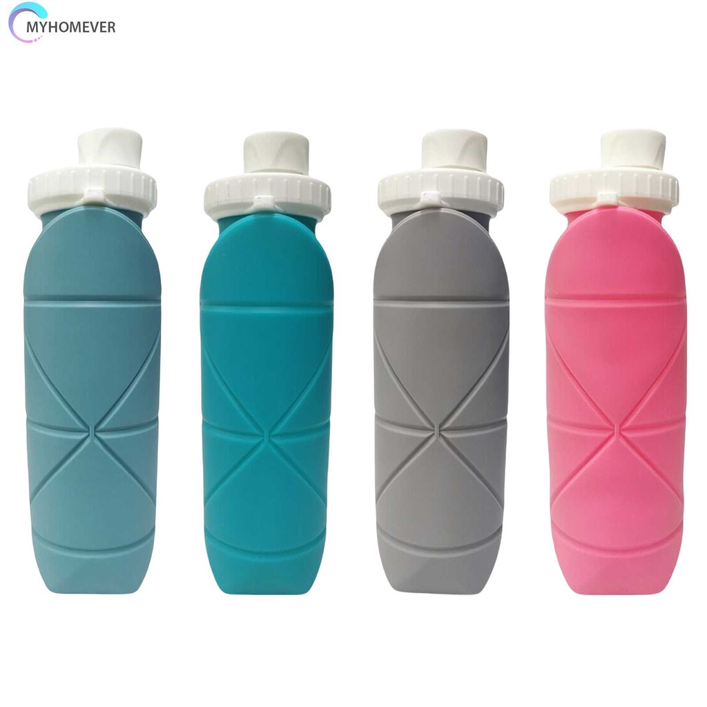 Bình Nước Thể Thao Bằng Silicone Có Thể Gấp Gọn Tiện Dụng