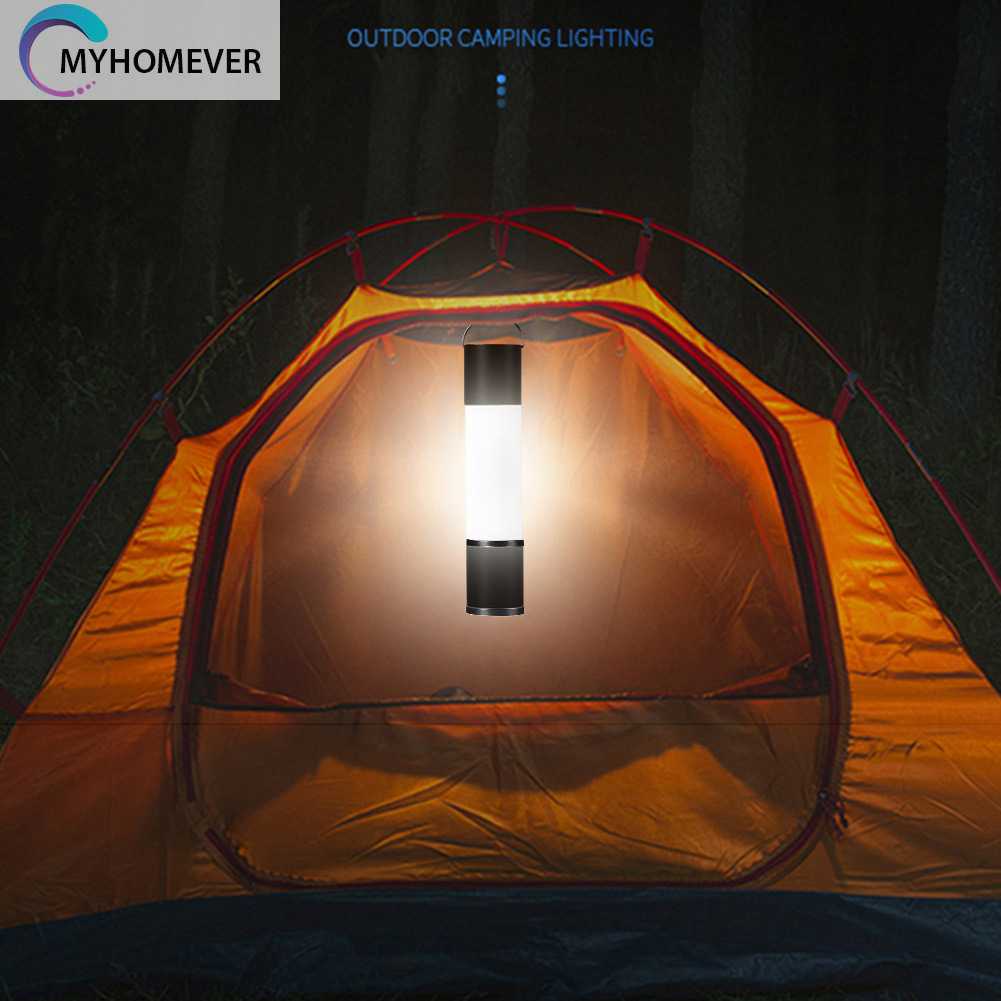 Đèn Pin Sạc Pin Kèm Tripod Chuyên Dụng Cho Đi Cắm Trại / Câu Cá