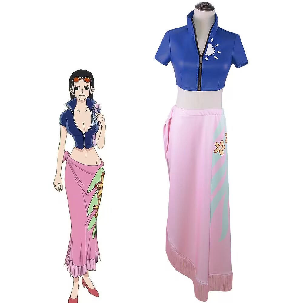 Bộ kimono Hóa Trang Nhân Vật Nico Robin Trong Phim Hoạt Hình One piece