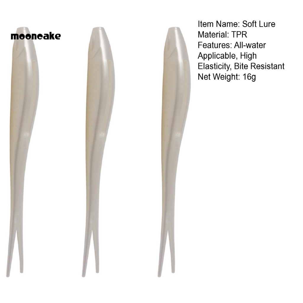 Bộ 3 Mồi Câu Cá Giả Mềm Không Biến Dạng