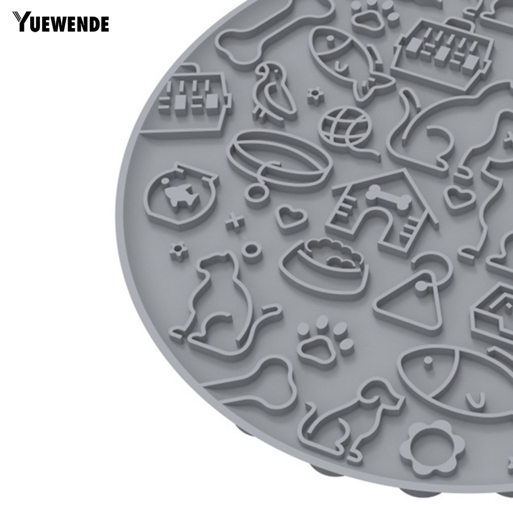 Đệm Silicone Hình Tròn Lót Thức Ăn Cho Thú Cưng