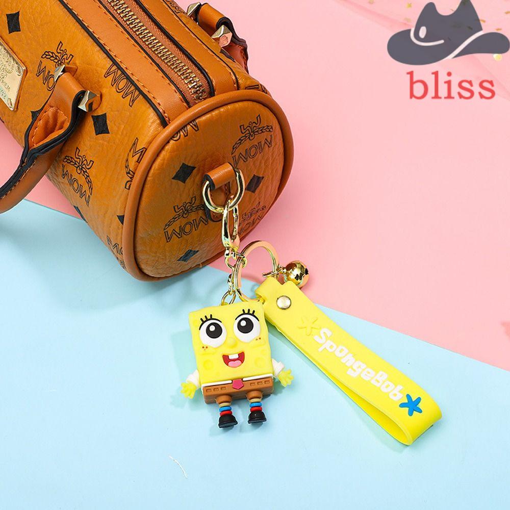 Móc Khóa Hình Búp Bê Hoạt Hình Bằng PVC Hợp Kim Phong Cách Hàn Quốc