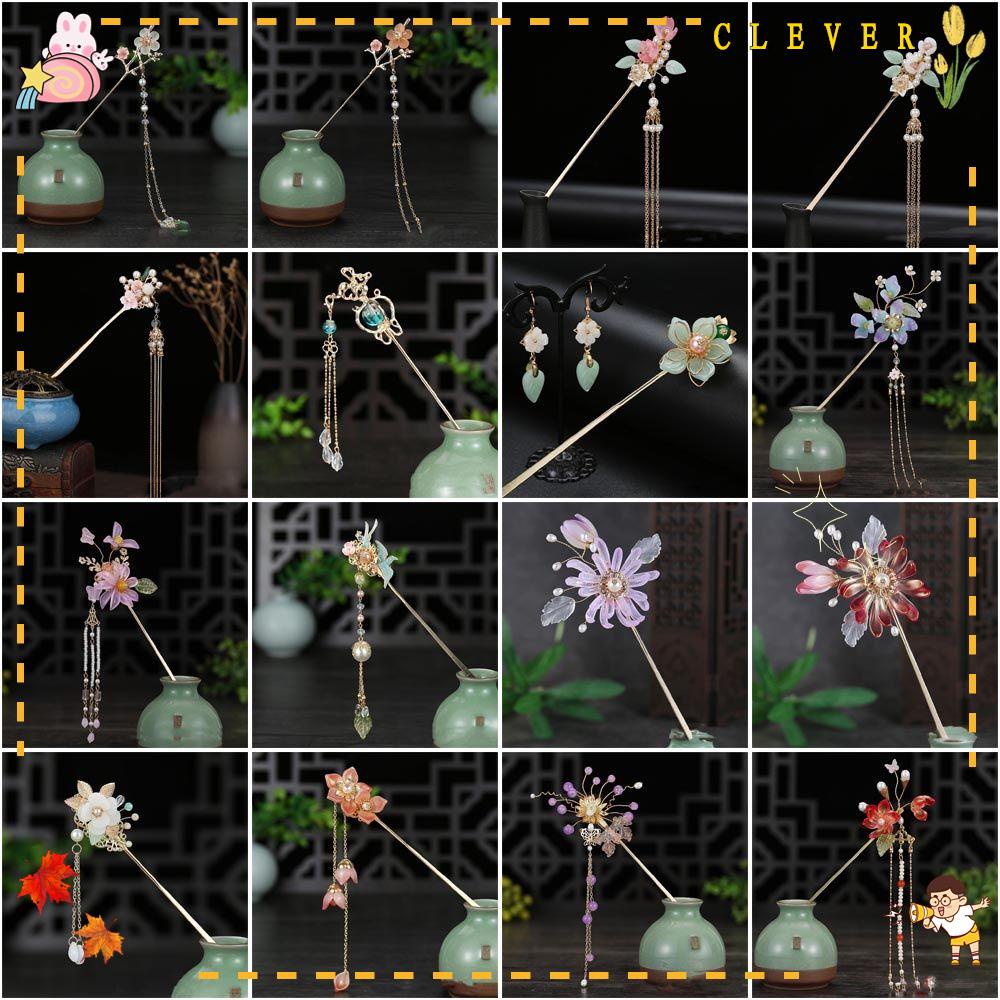 Trâm Cài Tóc Bằng Gỗ Mun Phong Cách Cổ Điển Cho Nữ