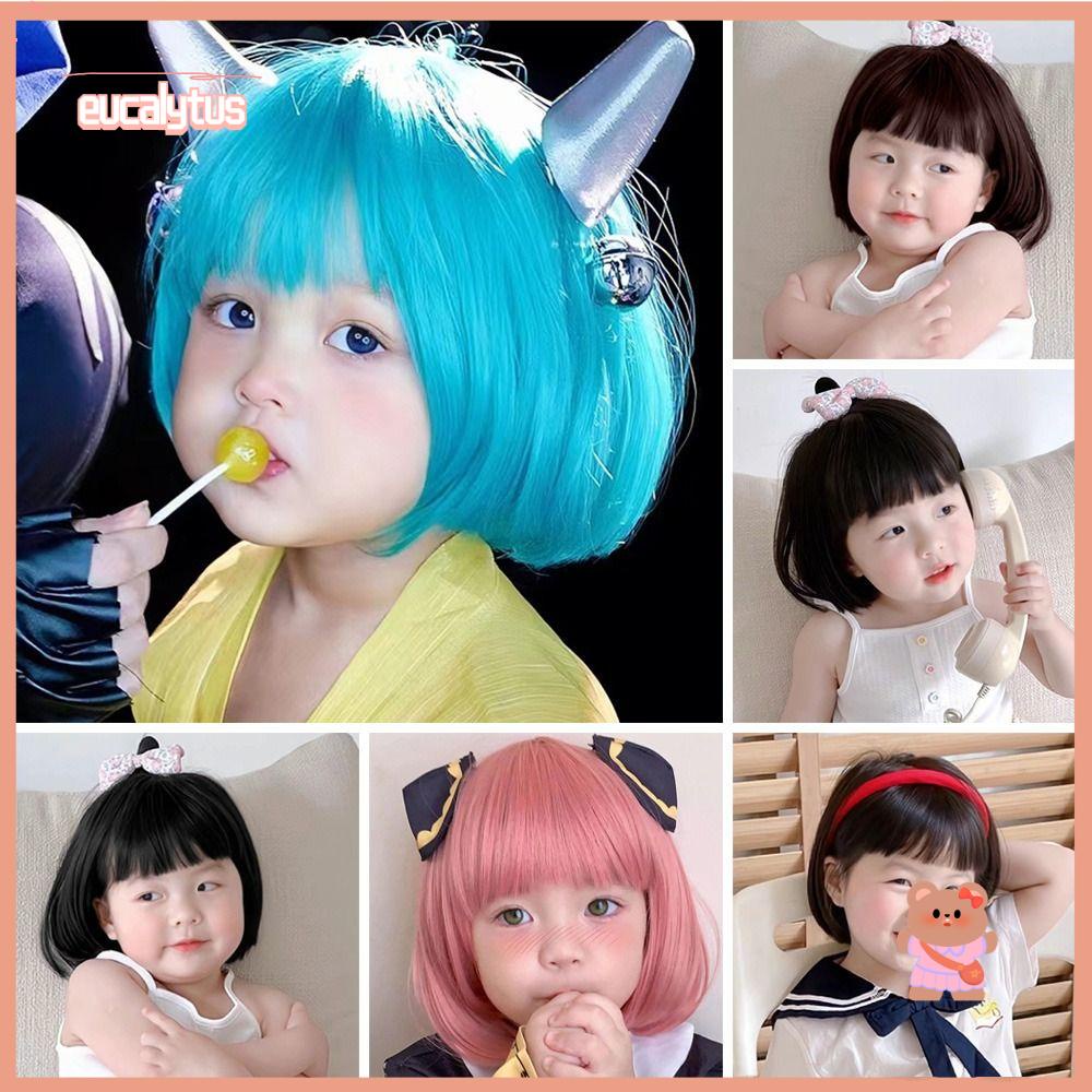 Bộ Tóc Giả BOBO Kiểu Dáng Xinh Xắn Hợp Thời Trang Cho Bé