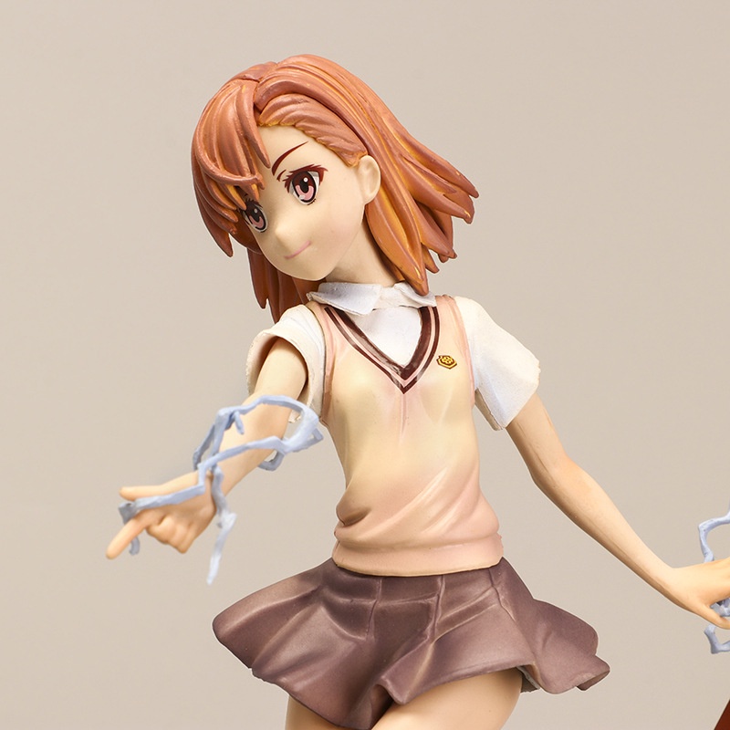 Mô Hình Nhân Vật Misaka Mikoto Hoạt Hình Toaru Majut u no Index 25cm Bằng PVC
