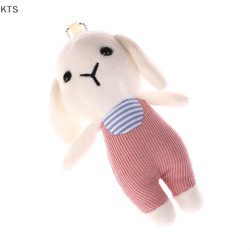 1 Móc Khóa Thỏ Nhồi Bông 14cm Đáng Yêu Thời Trang