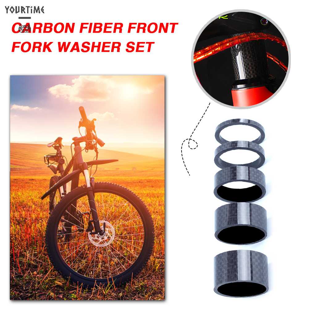 Vòng Đệm Cổ Bằng Sợi Carbon Cho Xe Đạp